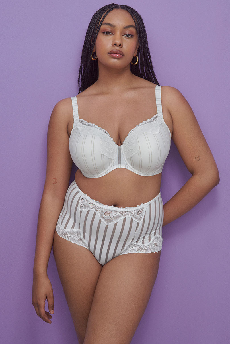 TWIST DE PRIMA DONNA - Maldives naturel (=ivoire à rayures dorées)