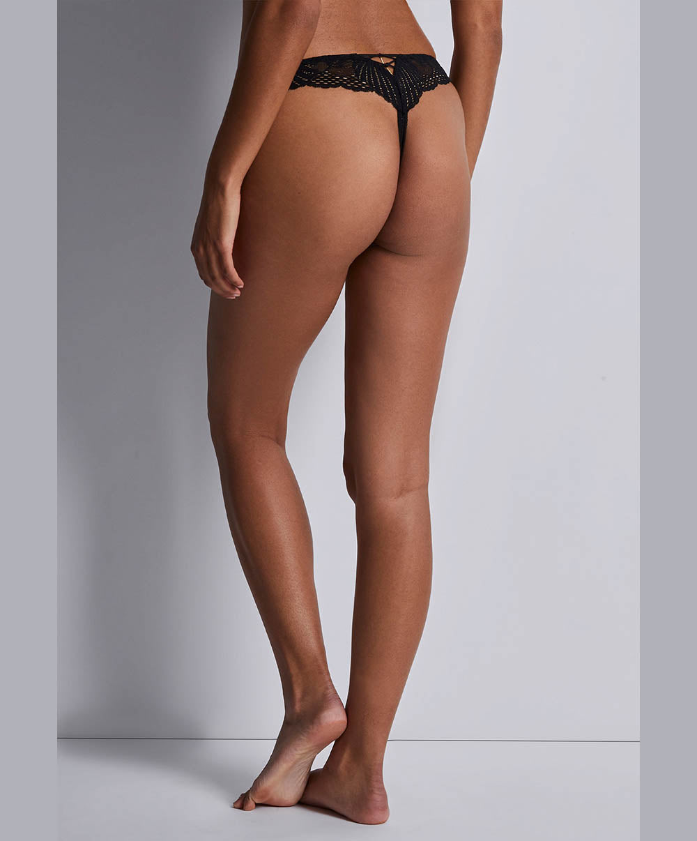 Tanga Rythm of desire Noir Aubade 2A26-NOIR