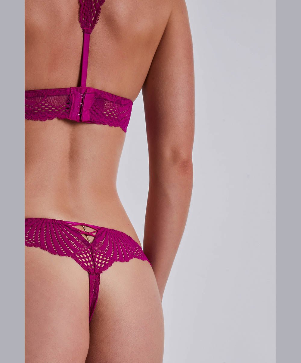 Tanga Rhythm of desire Radiant pink Aubade 2A26-RADI