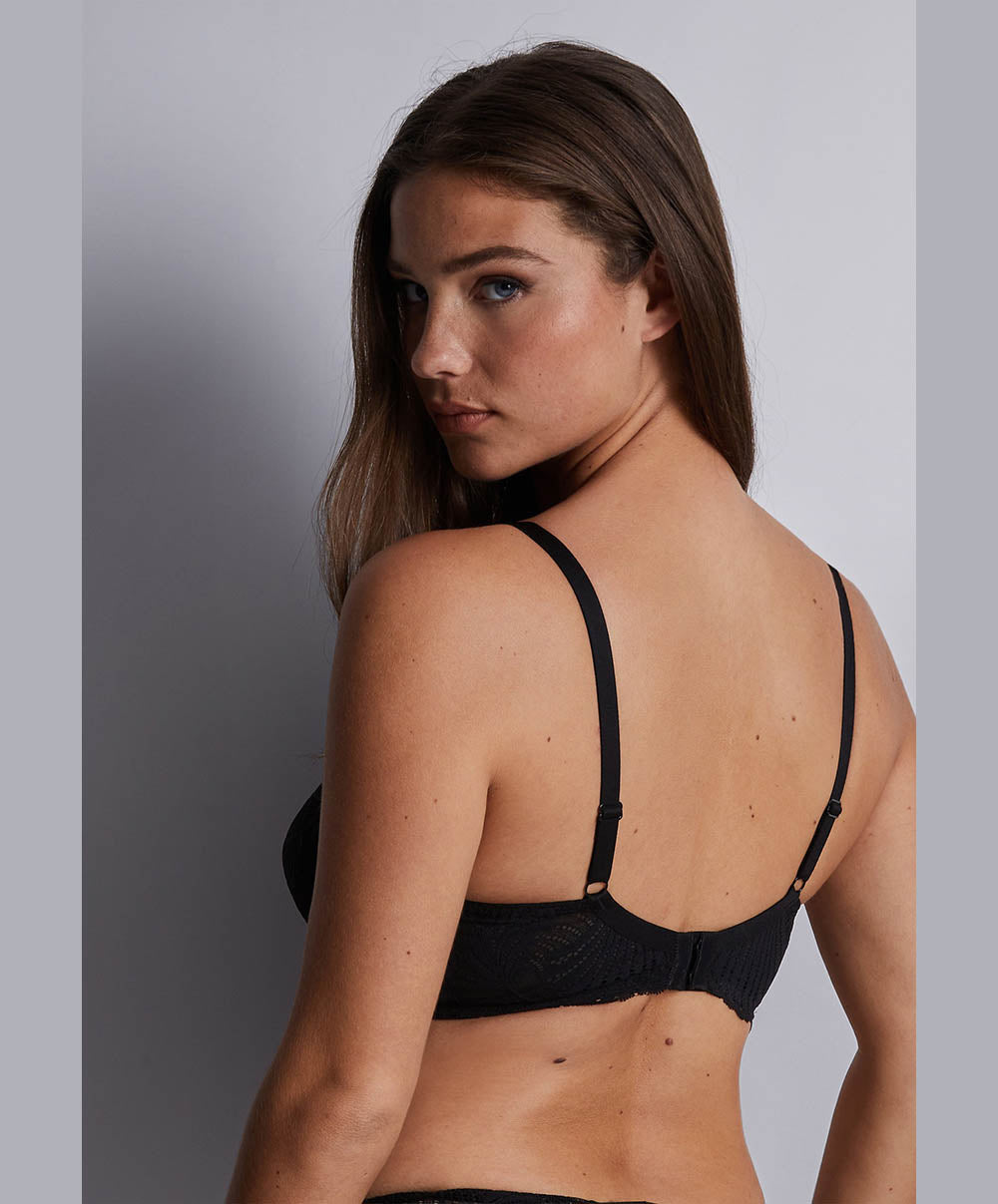 Soutien-gorge foulard plongeant Rythm of desire Noir Aubade 2AN81-NOIR