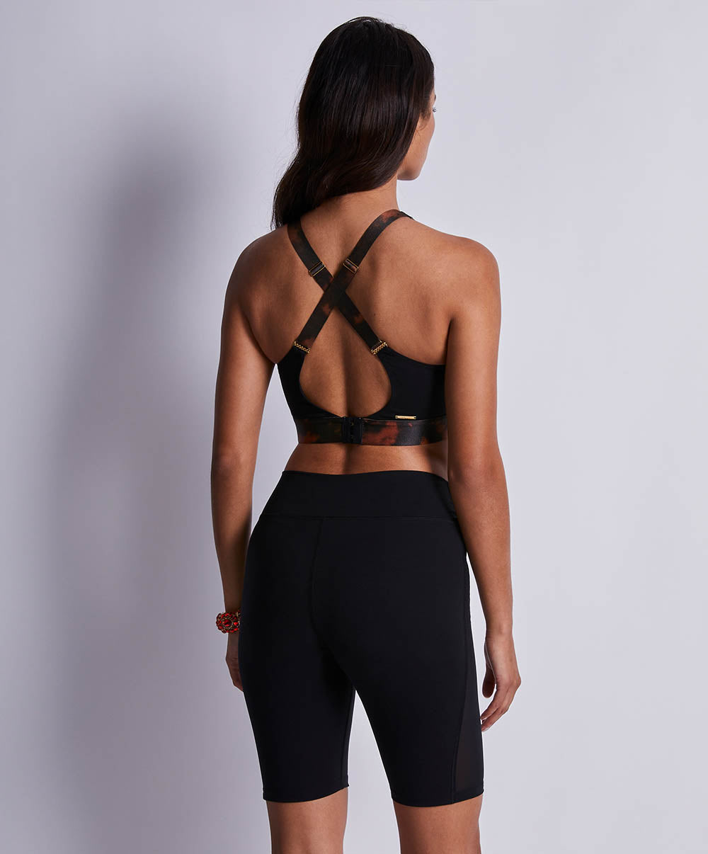 Brassière sport Hot motion Noir Aubade 2H03-2-NO