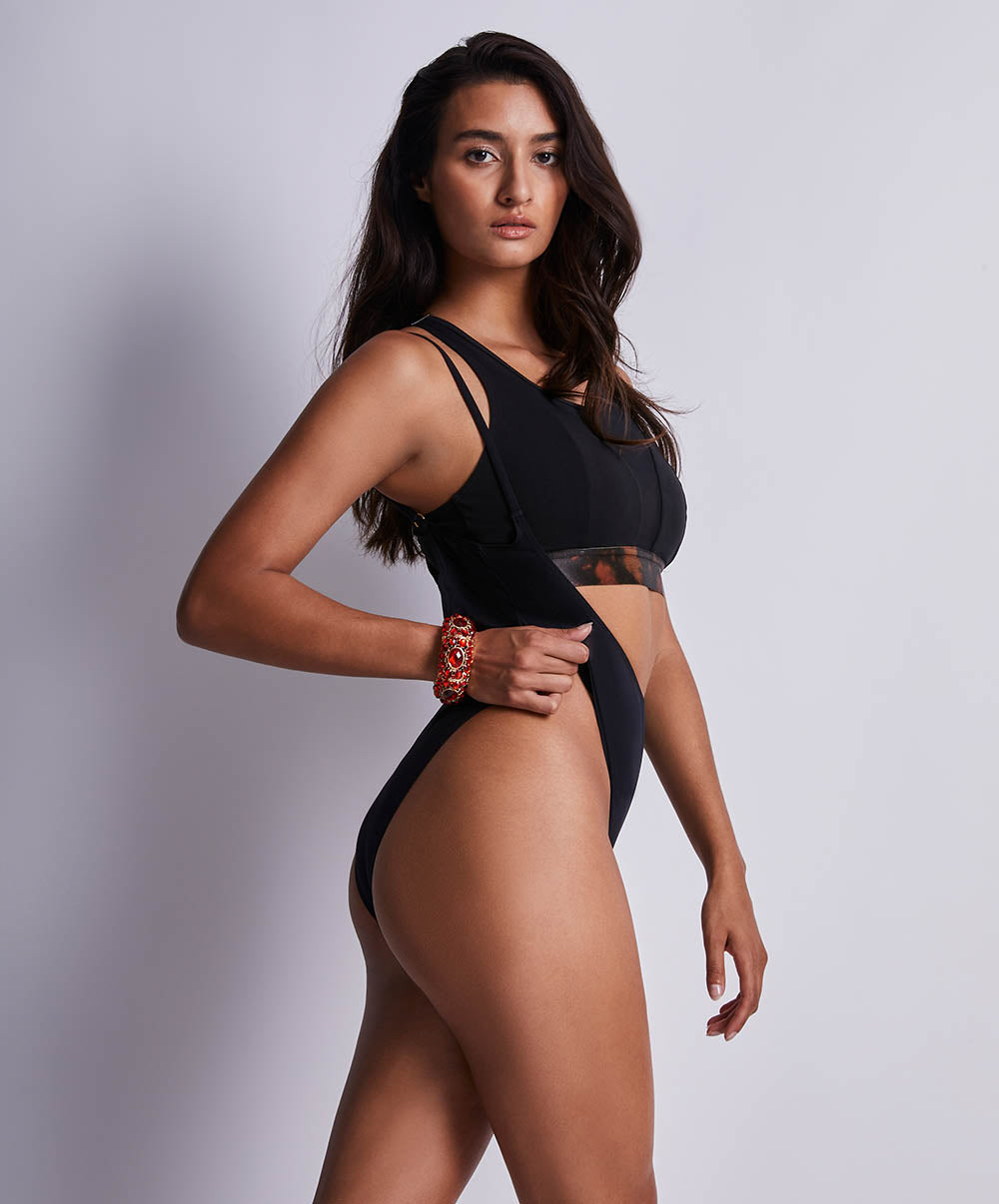 Body Hot motion Noir Aubade 2H86-2-NO