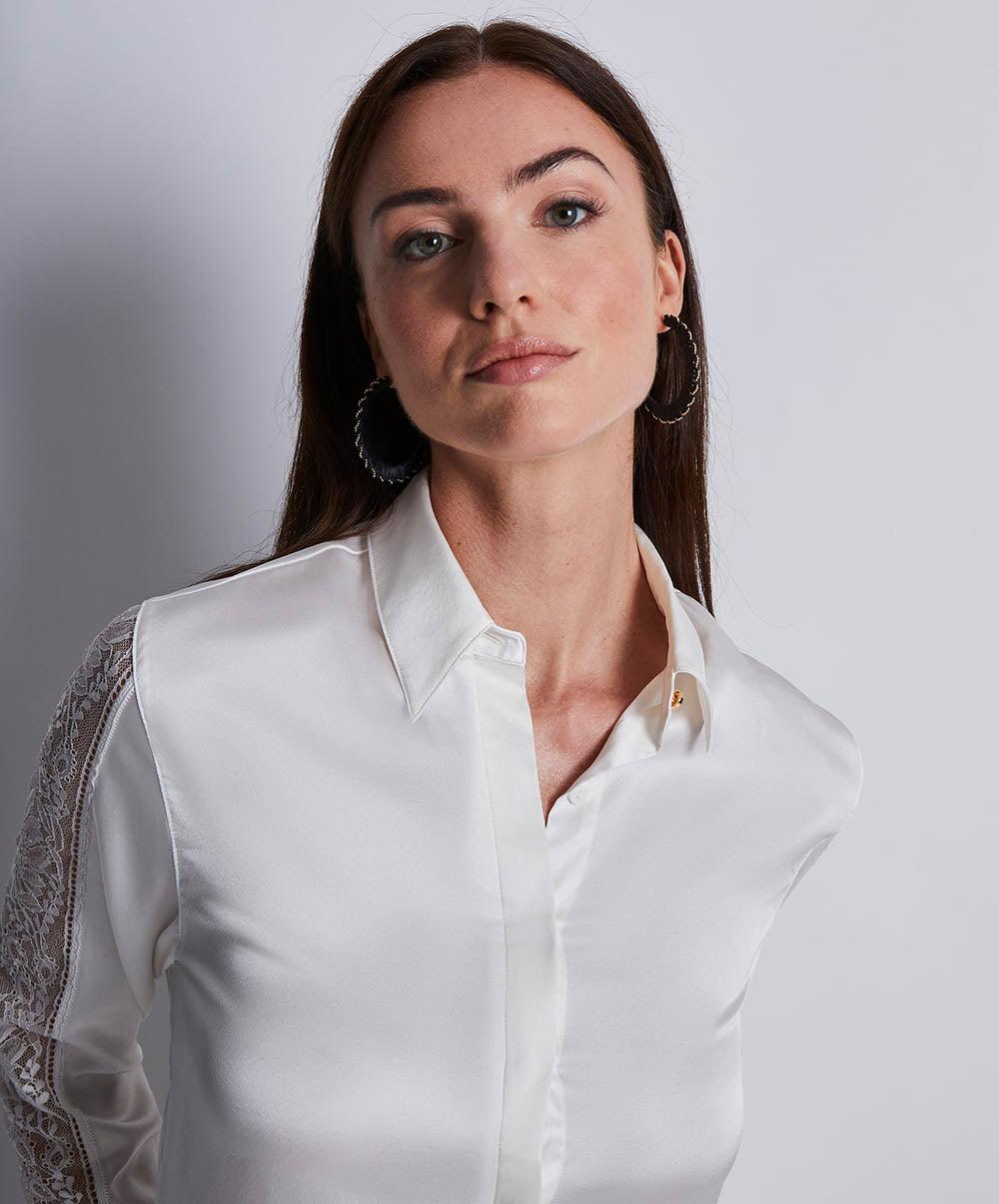 Chemisier soie Midnight whisper Opale Aubade 2S44-OPAL