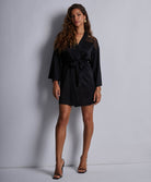 Kimono soie Midnight whisper Noir Aubade 2S65-NOIR