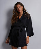 Kimono soie Midnight whisper Noir Aubade 2S65-NOIR