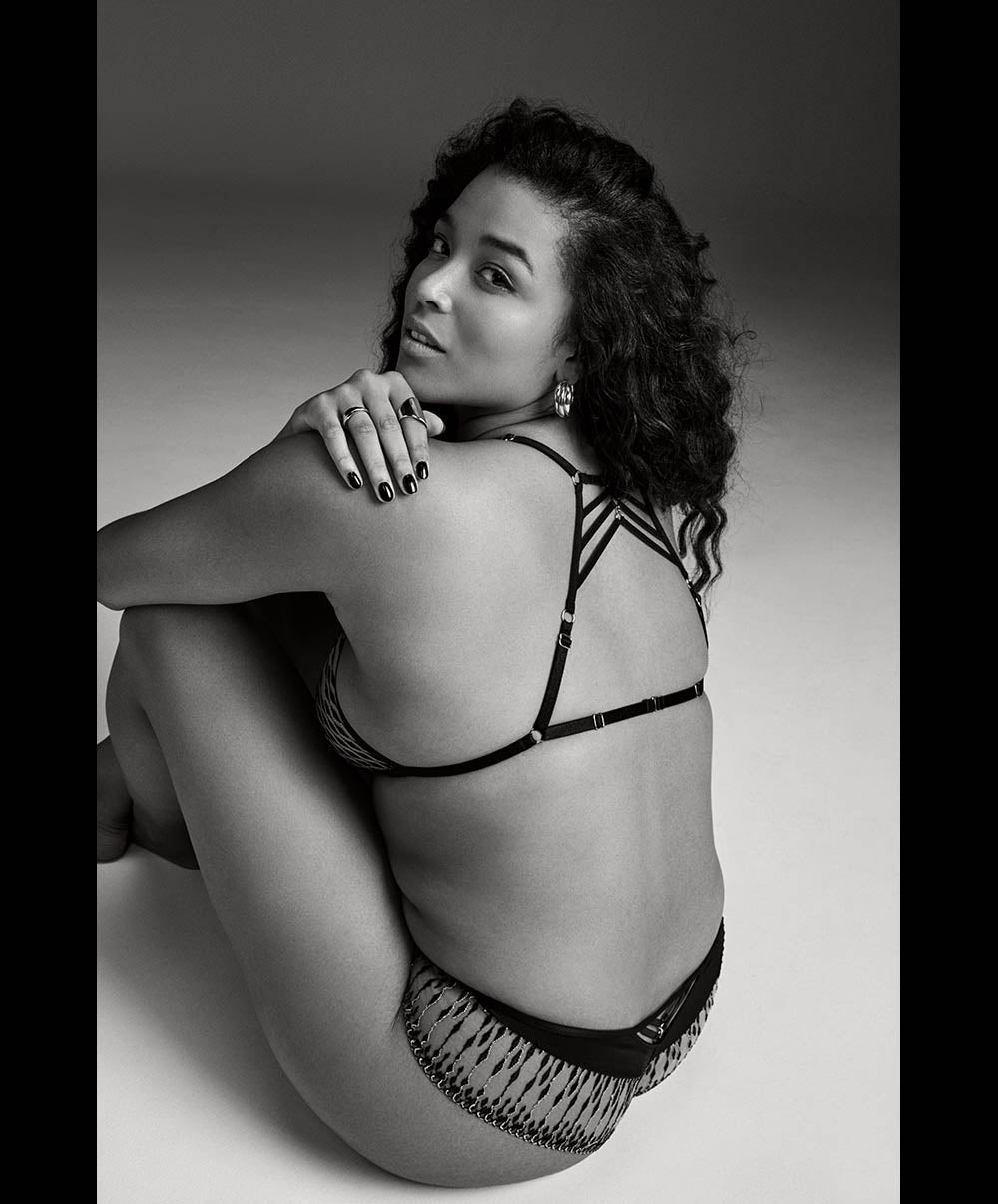 Soutien-gorge triangle sans armatures Voodoo kiss Millenium black Aubade 3D10B-MIBL