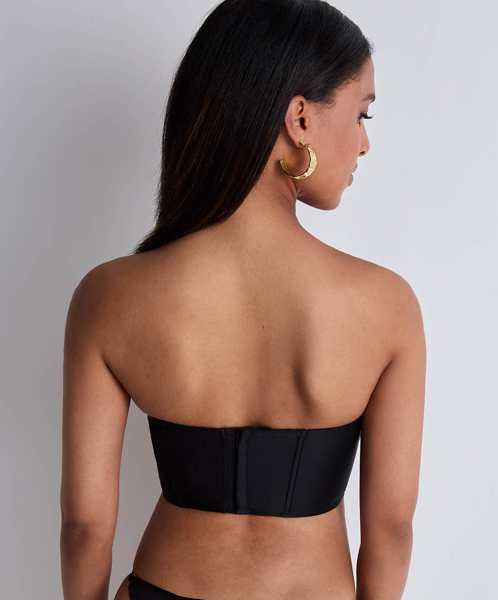 Soutien-gorge bustier Voodoo kiss Millenium black Aubade 3D36-MIBL