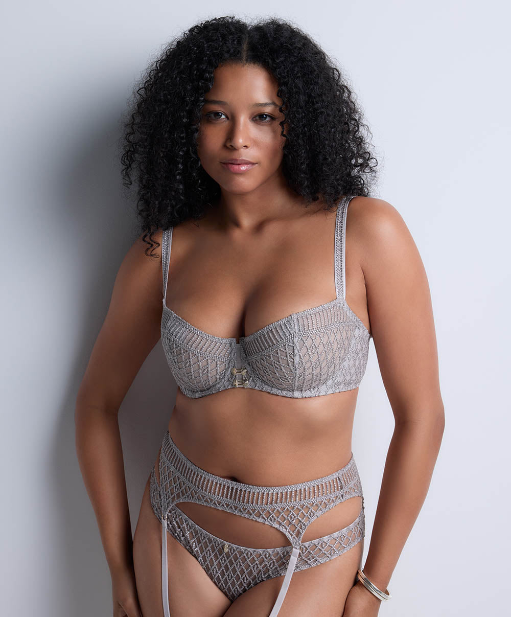 Soutien-gorge corbeille Stardust dream Cosmos silver Aubade 4DF14-COSO-1
