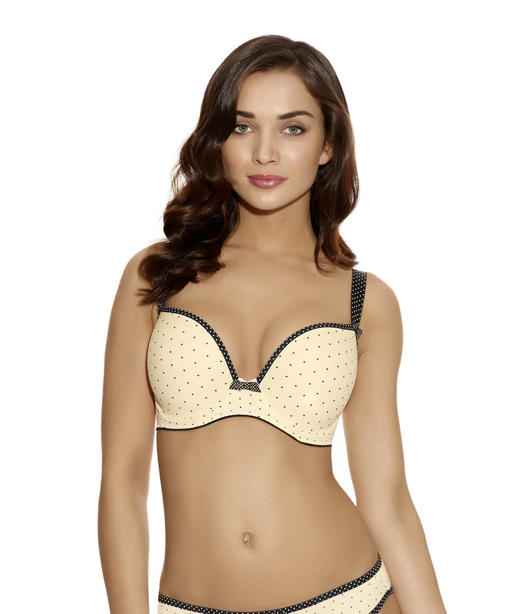 Soutien-gorge-Coque-Moule-Armatures-Ivoire-Nacre-Pois-Deco-Spotlight-Freya-Face-AA1554