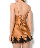 Babydoll en soie Lise Charmel Splendeur soie ambre