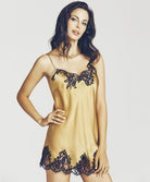Babydoll en soie Lise Charmel Splendeur soie ambre