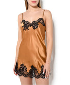 Babydoll en soie Lise Charmel Splendeur soie ambre