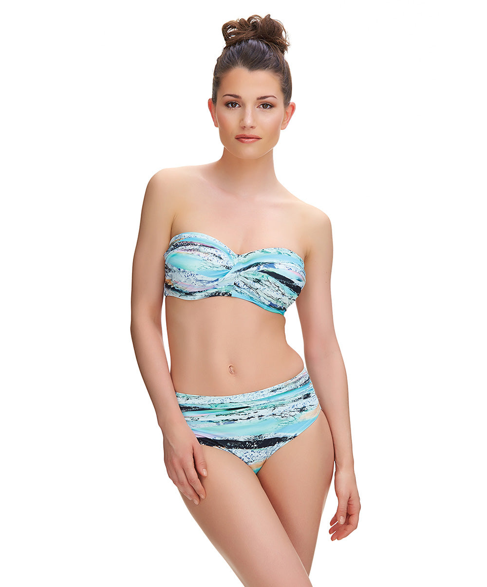 Bandeau twist armatures de bain Kiruna Fantasie Swim Multicolore