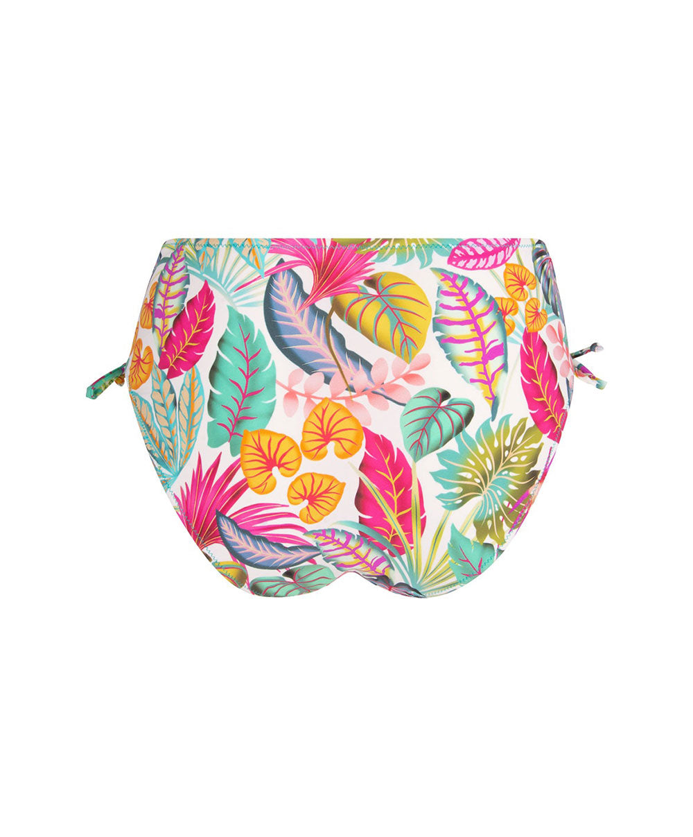 Bas de maillot de bain slip à coulisses La Muse des Îles multicolore Antigel Bain FBB0666-IP