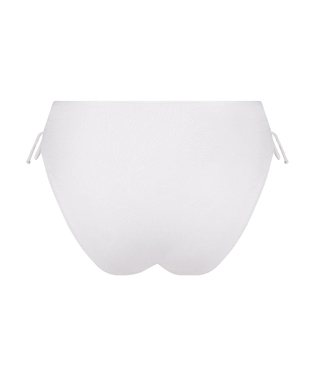 Bas de maillot de bain slip à coulisses La Muse des Vagues blanc Antigel Bain FBB0626-VB 100