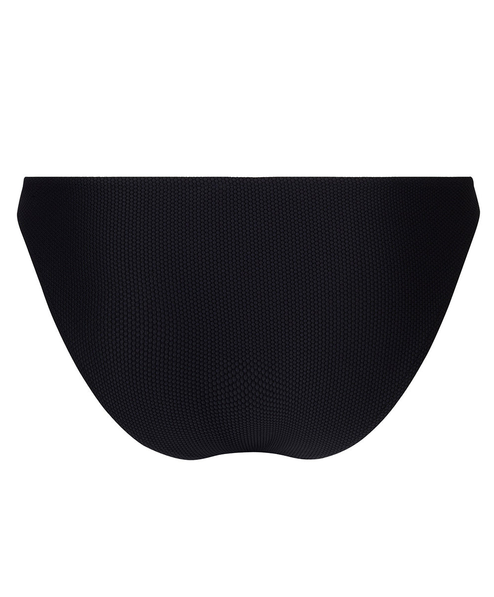 Bas de maillot de bain slip bikini Lise Charmel bain Feuille d'Or noir et or ABB0179-ON 100