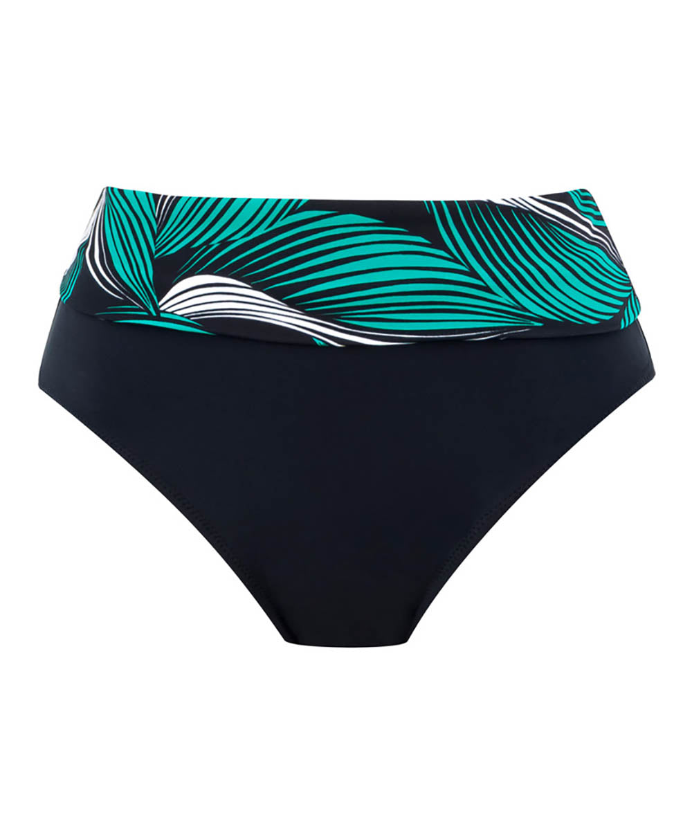 Bas de maillot de bain culotte ceinture ajustable Fantasie swim Saint lucia Black FS504477-BLK