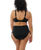 Bas de maillot grande taille ajustable Elomi swim Plain sailing Black ES7287-BLK
