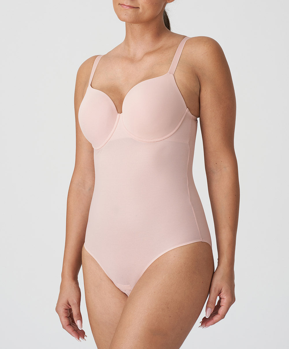 Body bonnets moulés lisses à armatures invisible PrimaDonna Figuras rose poudré 0463256-PWD