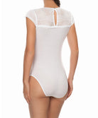 Body à manches courtes Antigel de Lise Charmel Tressage Graphic blanc ELC5237-TB