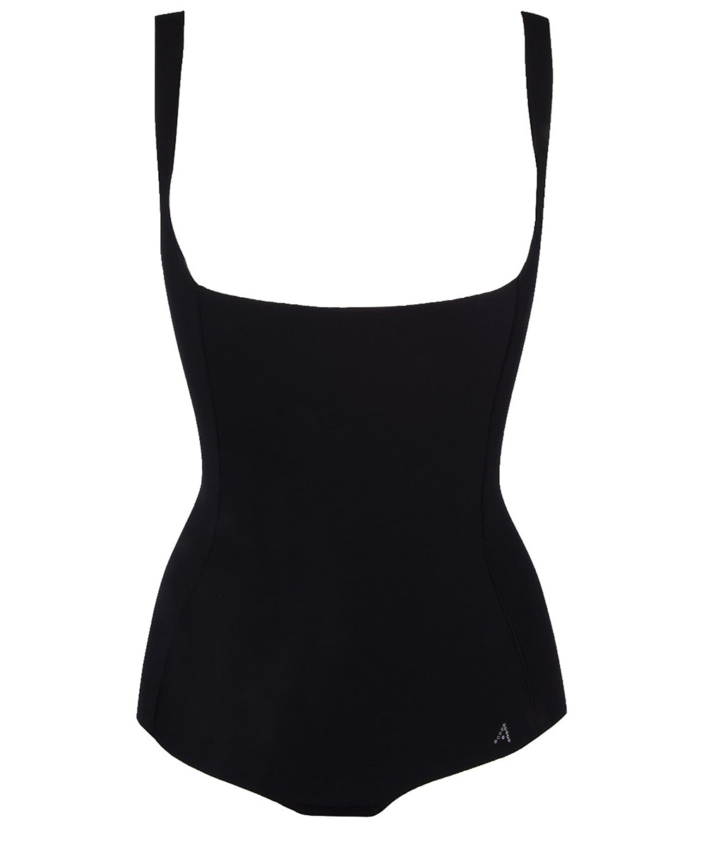Body gainant sous-poitrine sans bonnets Antigel de Lise Charmel Culte Beauté noir ECH5366-NO