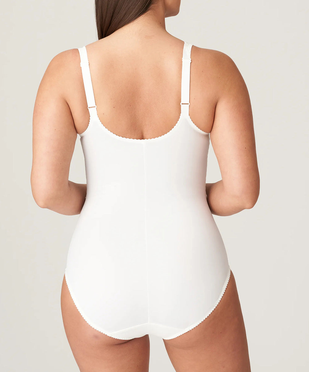 Body galbant à bonnets emboitants dentelle PrimaDonna Madison naturel 0462120-NAT