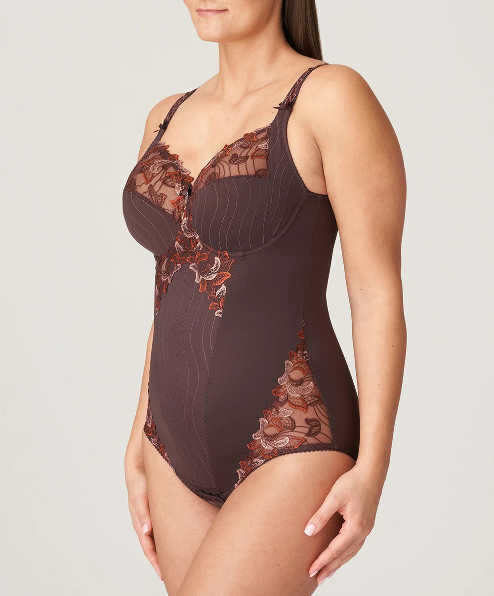 Body sculptant à bonnets emboitants PrimaDonna Deauville ristretto 0461810-RIS