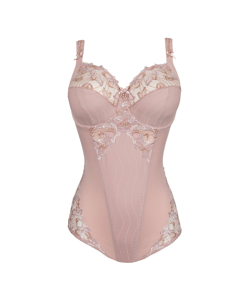 Body sculptant à bonnets emboitants PrimaDonna Deauville vintage pink 0461810-VIP