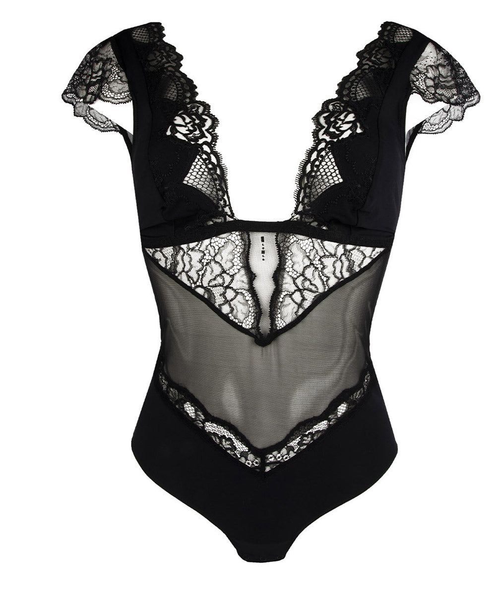 Body sexy Lise Charmel Sublime en Dentelle noir ALH5213-NO