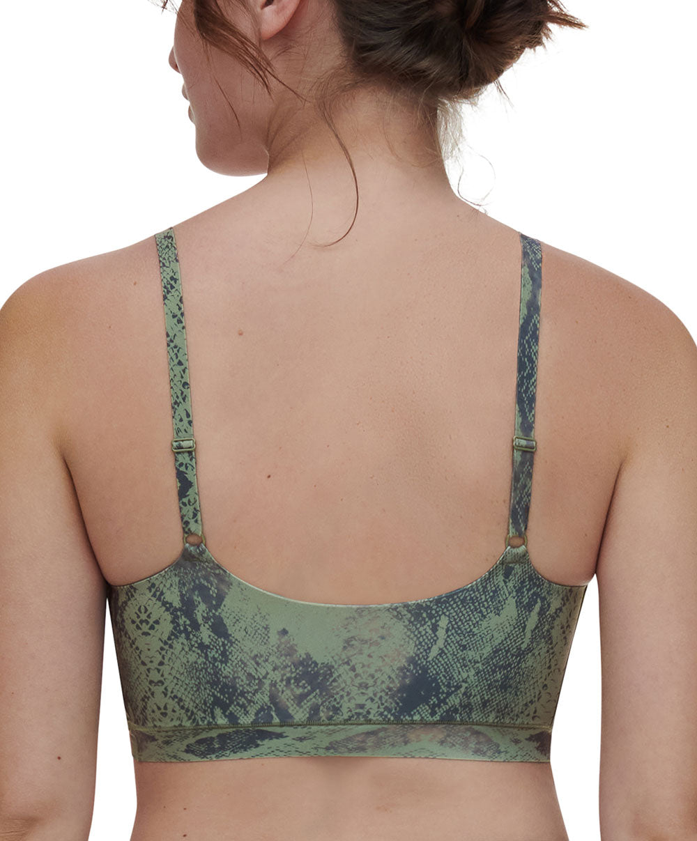 Bralette python à coques bretelles réglables Chantelle Soft Stretch python C11D20-0DQ
