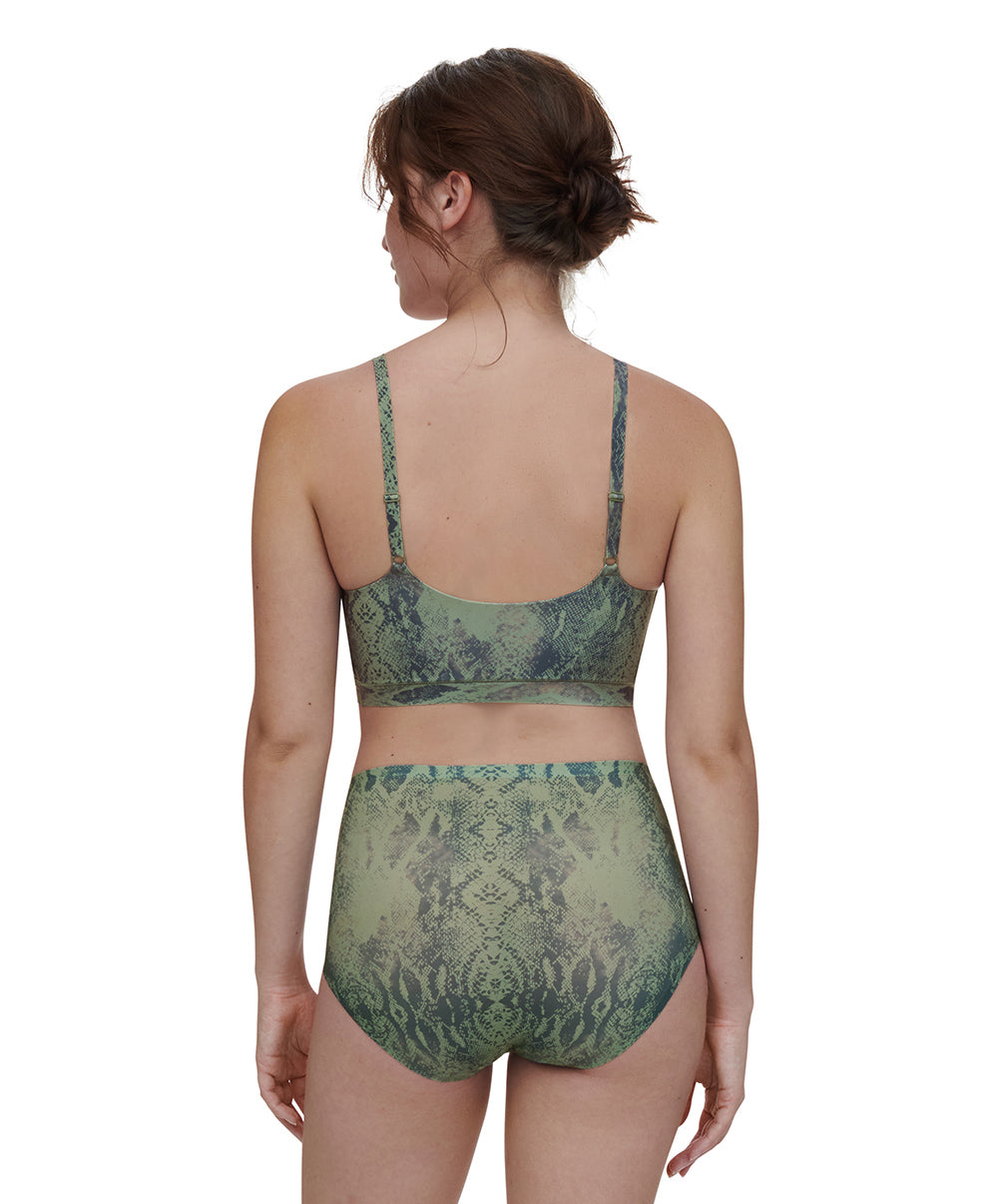 Bralette python à coques bretelles réglables Chantelle Soft Stretch python C11D20-0DQ