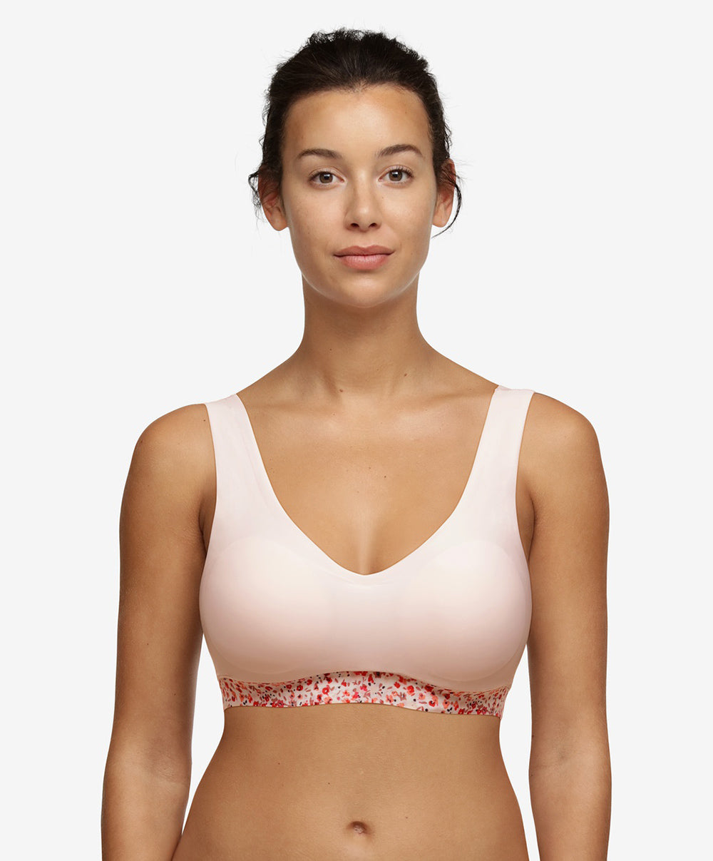 Bralette à coques à fleurs Chantelle Soft Stretch springtime C11D10-02S