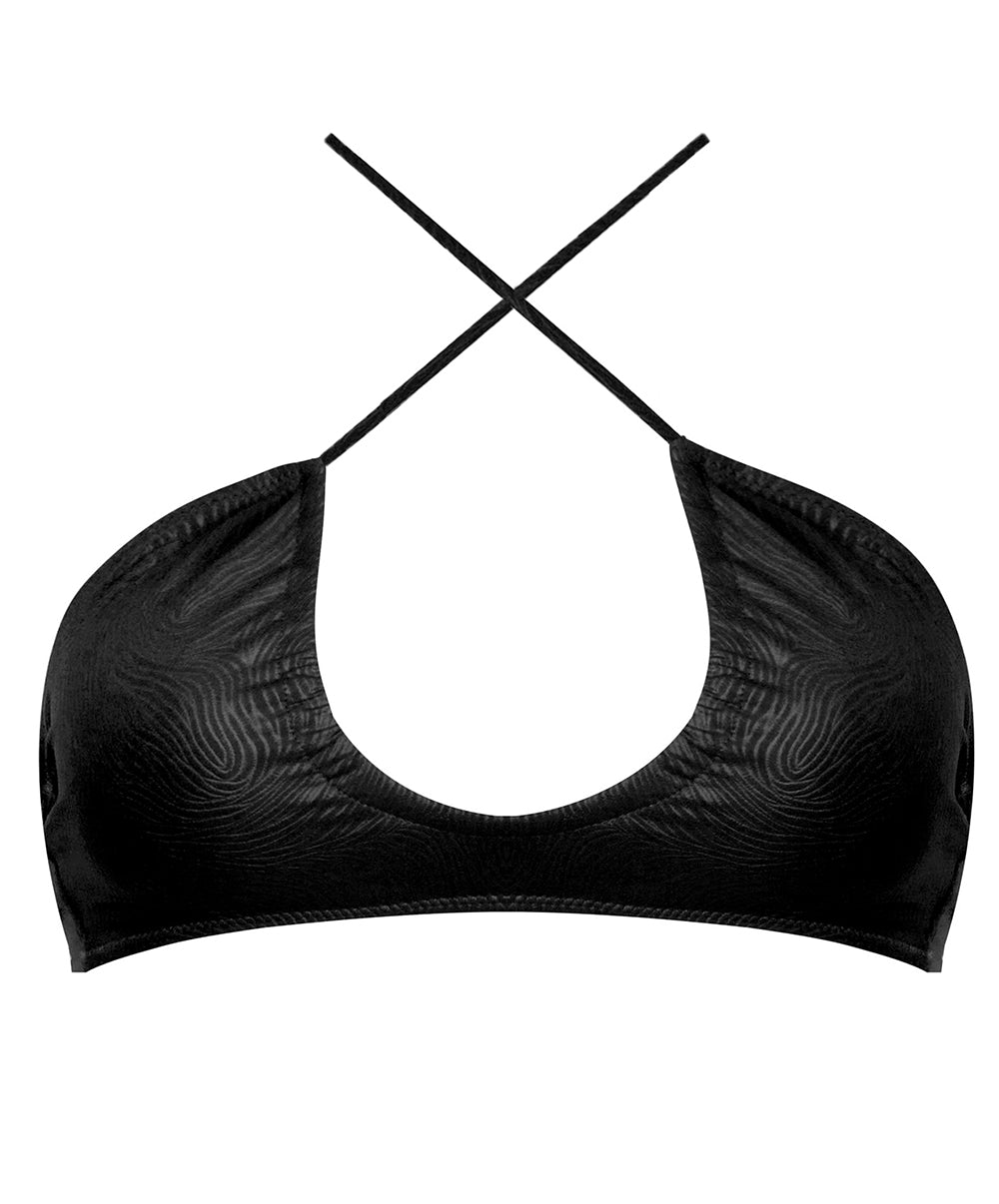 Brassière de bain sans armatures La Muse des Vagues noir Antigel Bain EBB5526-NO 100