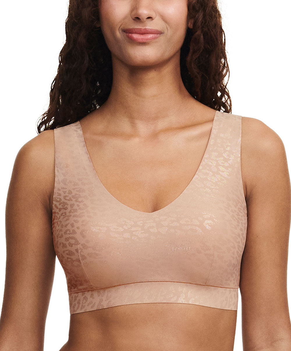 Brassière paddée col V Chantelle Soft Stretch leo scintillant C11DQ1-0X7