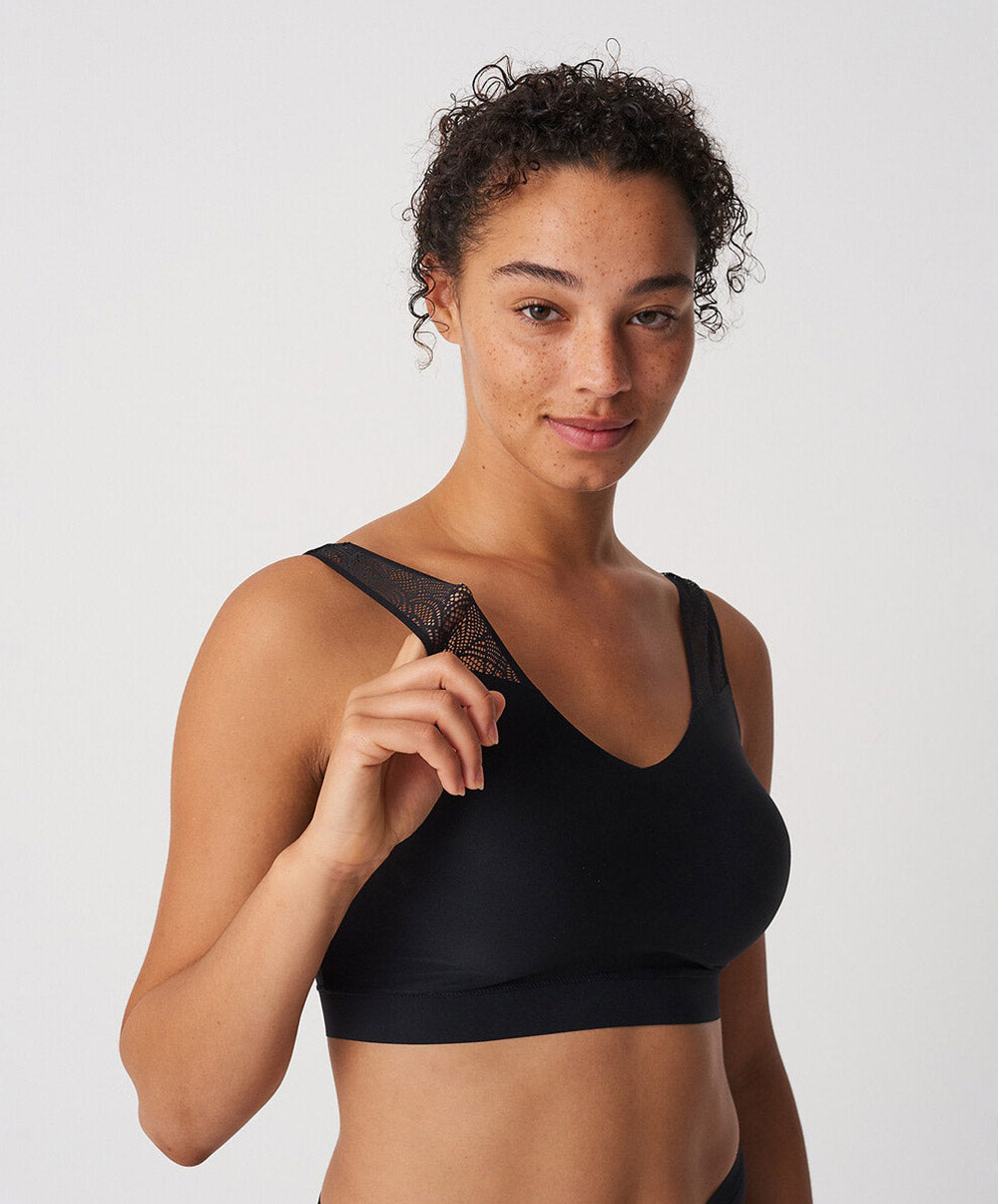 Brassière paddée dentelle Chantelle Softstretch noir C11G10-011 3