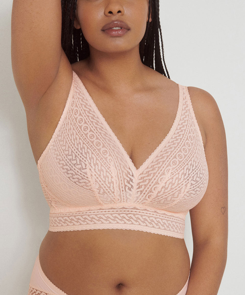 Brassière sans armatures "Bralette" PrimaDonna Montara crystal pink 0163386-CRP