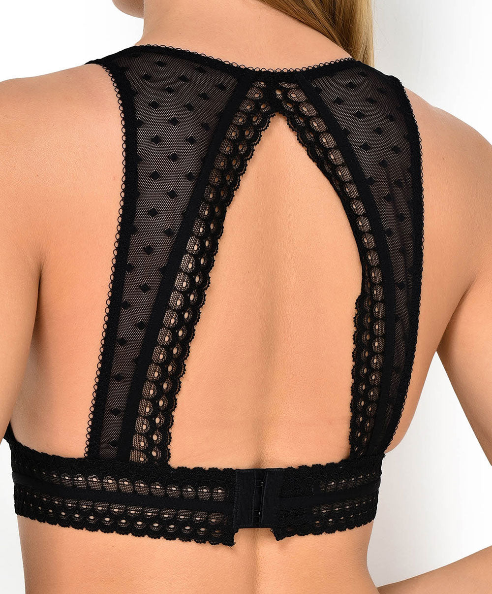 Brassière séduction bralette Antigel de Lise Charmel Intermède Sexy noir ELG6282-NO