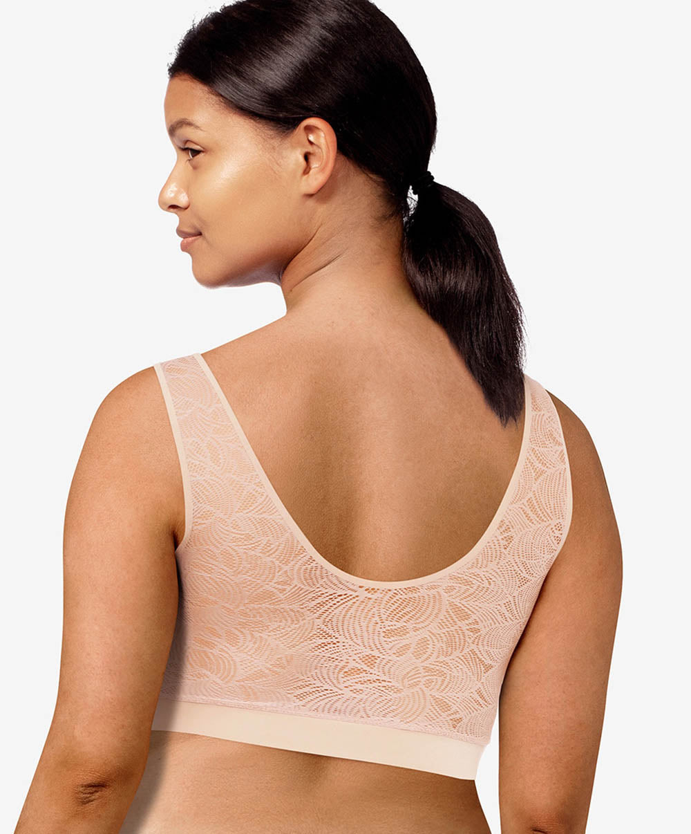 Brassière paddée dentelle Chantelle Softstretch beige doré C11G10-01N 1