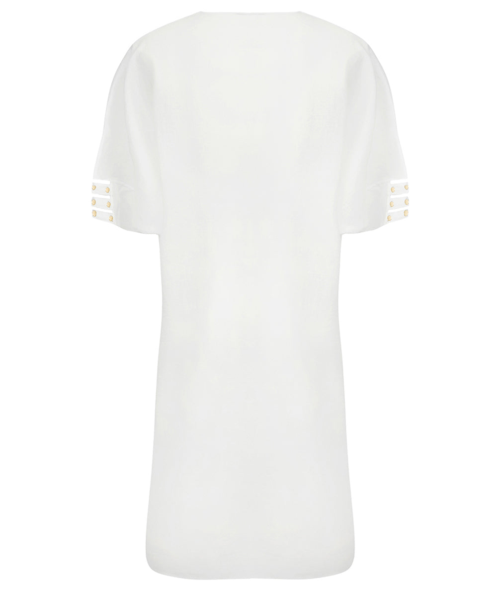 Caftan de plage long Lise Charmel bain Éclat Rock blanc ASB6670-BL 100