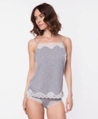 Caraco Antigel de Lise Charmel Simply Perfect chiné gris ENA5006-CG