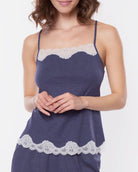 Caraco Antigel de Lise Charmel Simply Perfect bleu chiné ENA5006-BN