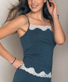 Caraco Antigel de Lise Charmel Simply Perfect bleu chiné ENA5006-BN