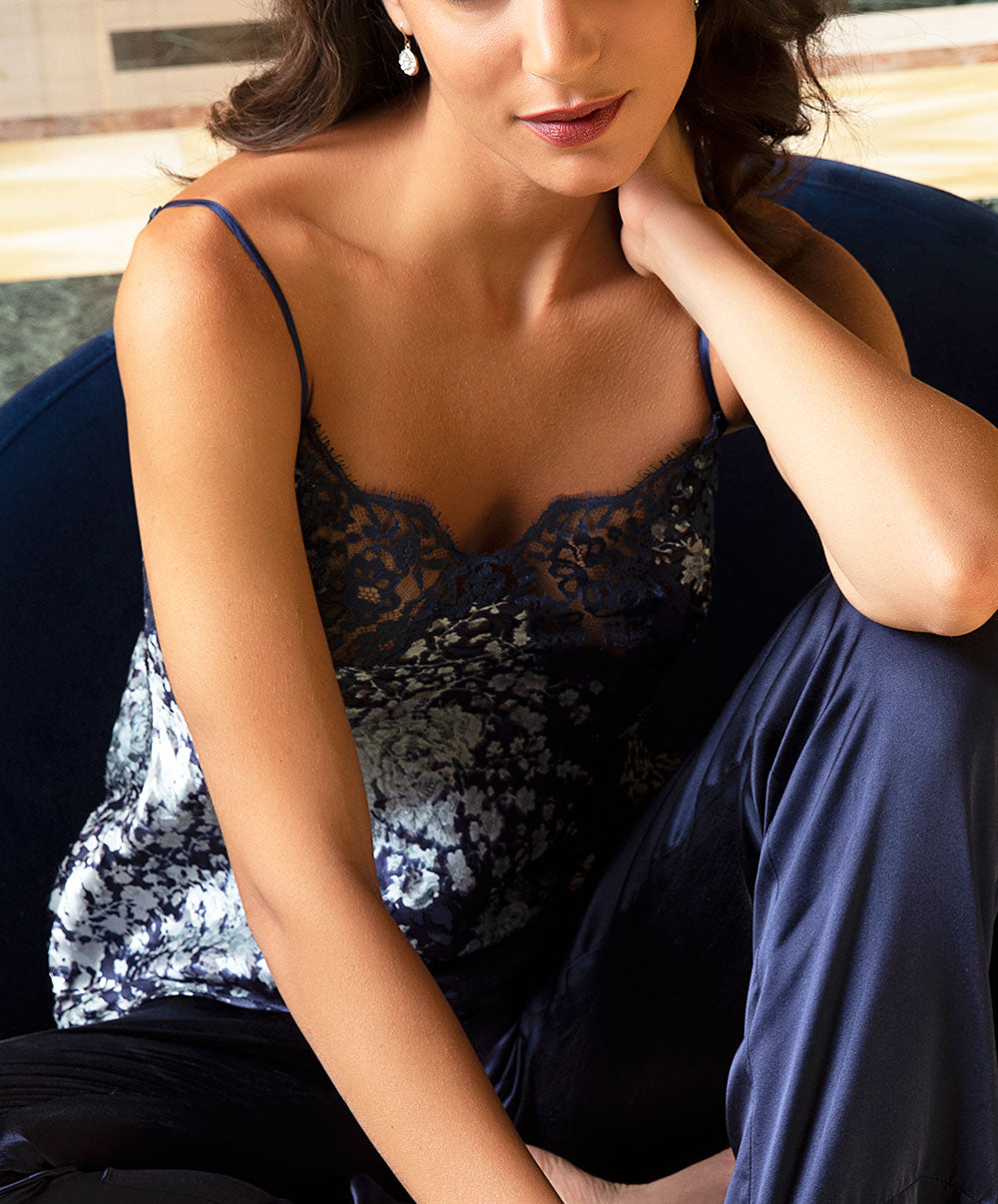 Caraco Lise Charmel Déesse en Glam marine argent ALH4215-MA