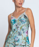 Caraco en satin de viscose Reve en fleurs opale Lise Charmel ALJ4243 RO 1