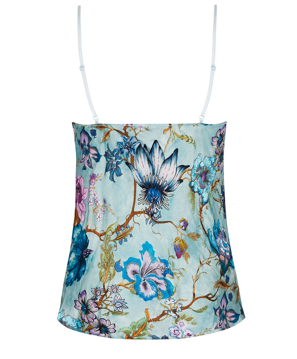 Caraco en satin de viscose Reve en fleurs opale Lise Charmel ALJ4243 RO packshot 2