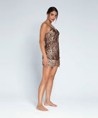 Caraco en soie Lise Charmel Fauve Amour ambre panthère ALH4279-AP