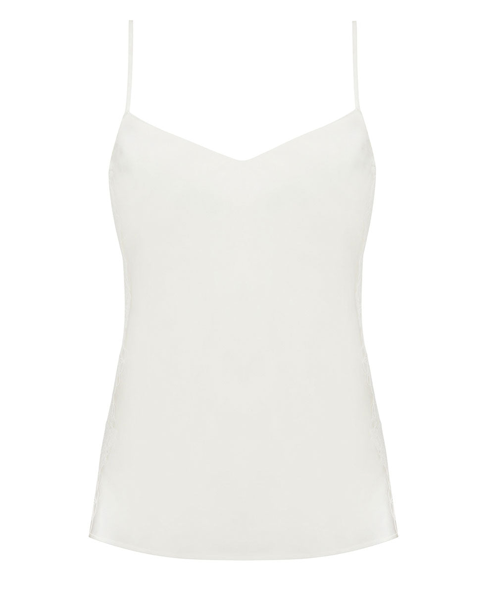 Caraco en soie Lise Charmel Princesse Iris écru nacre ALH4281-EN 9