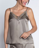 Caraco en soie Lise Charmel Source Beauté perle ALH4272-SP