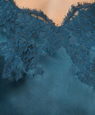 Caraco en soie Lise Charmel Splendeur Soie cyan ALC4280-SC