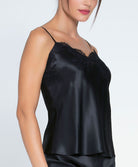 Caraco en soie Lise Charmel Splendeur Soie noir ALC4280-NO